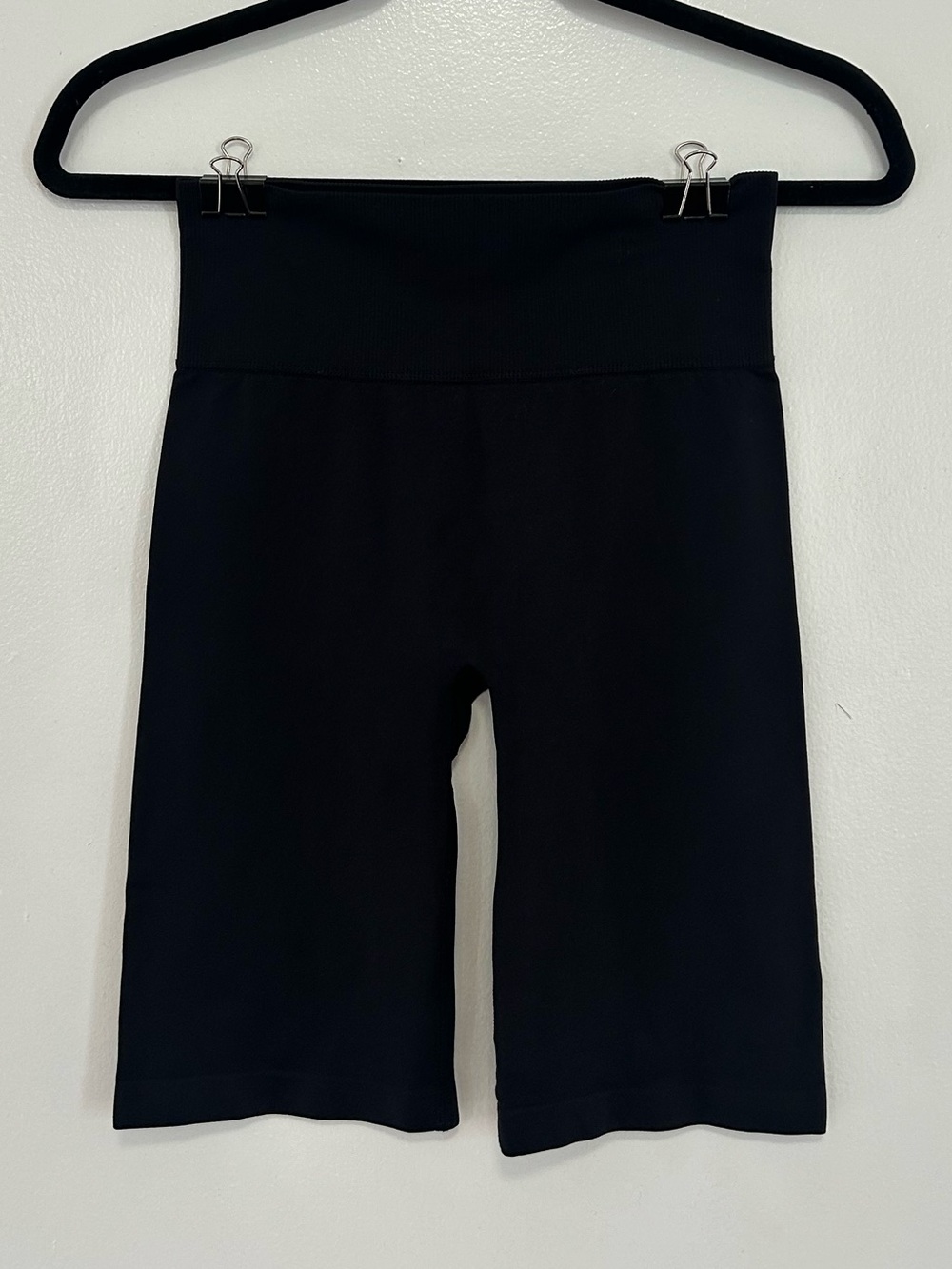 Forever 21 Black High-Waist Bike Shorts